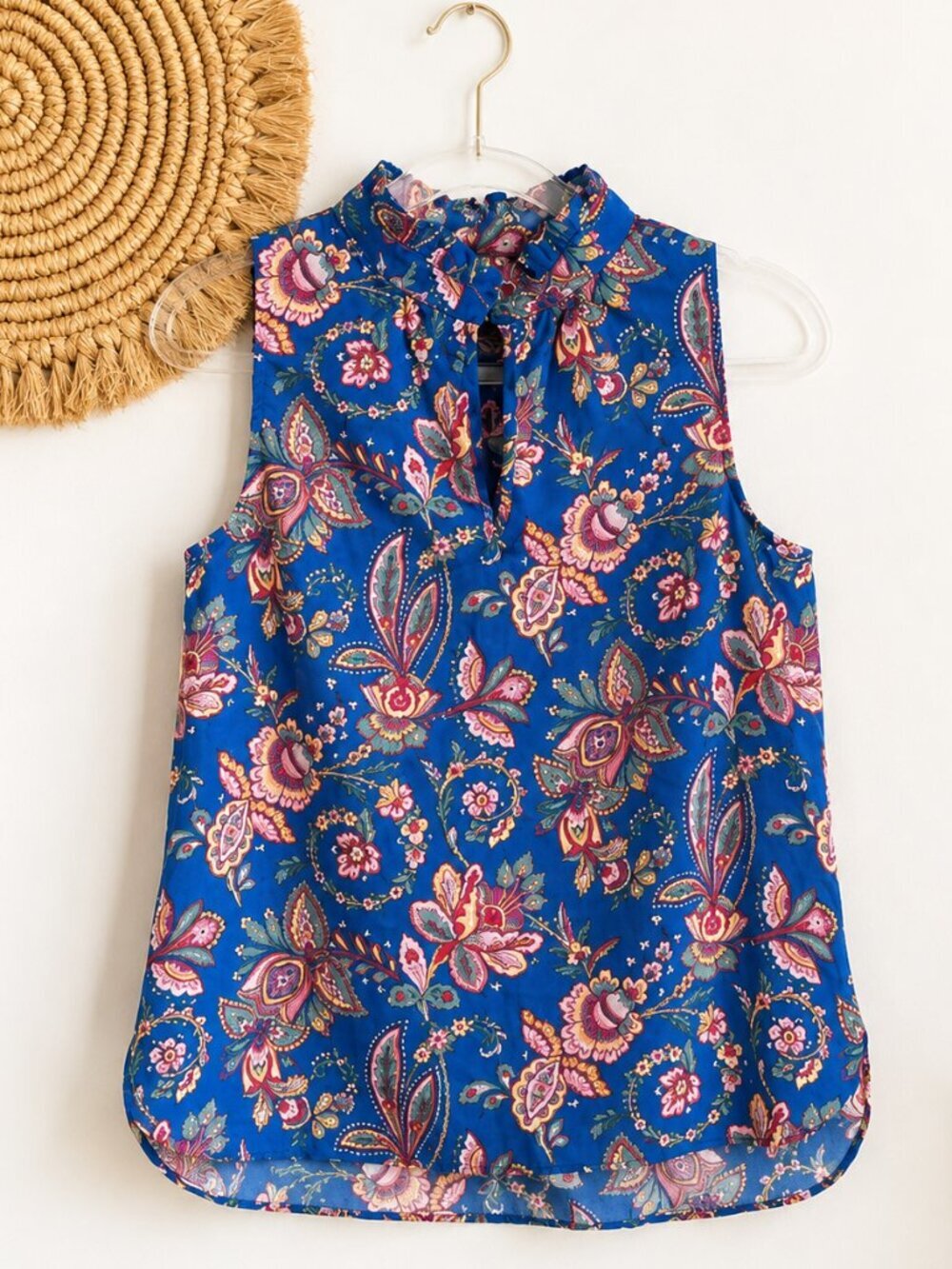 J. Crew Liberty London Flora Belle Floral Tiered Ruffle Top Midi Skirt Set Sz 0 View 5